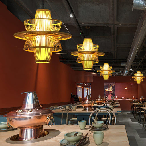 Handmade Sigyn Bamboo Pendant Lamp-DWHOME