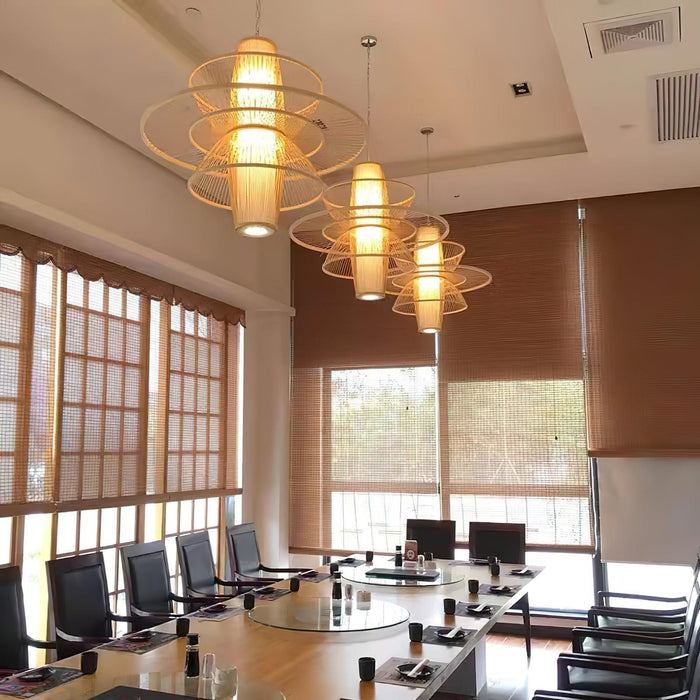 Handmade Sigyn Bamboo Pendant Lamp-DWHOME