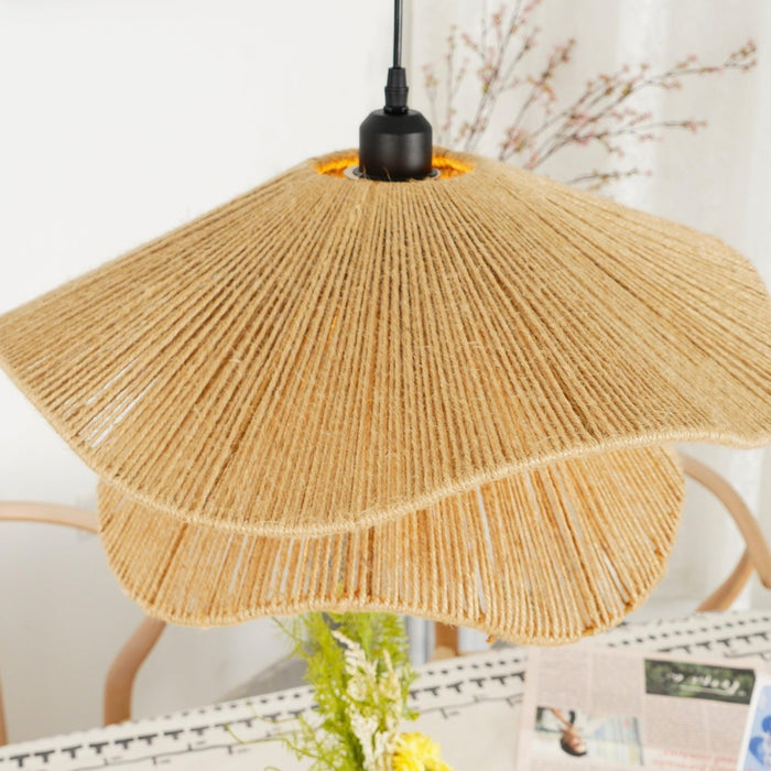 Handmade Straw Hat Pendant Lamp-DWHOME