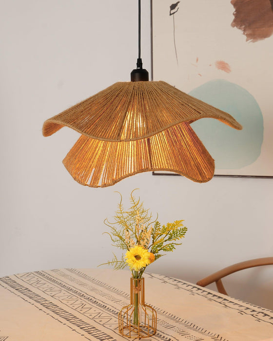Handmade Straw Hat Pendant Lamp-DWHOME