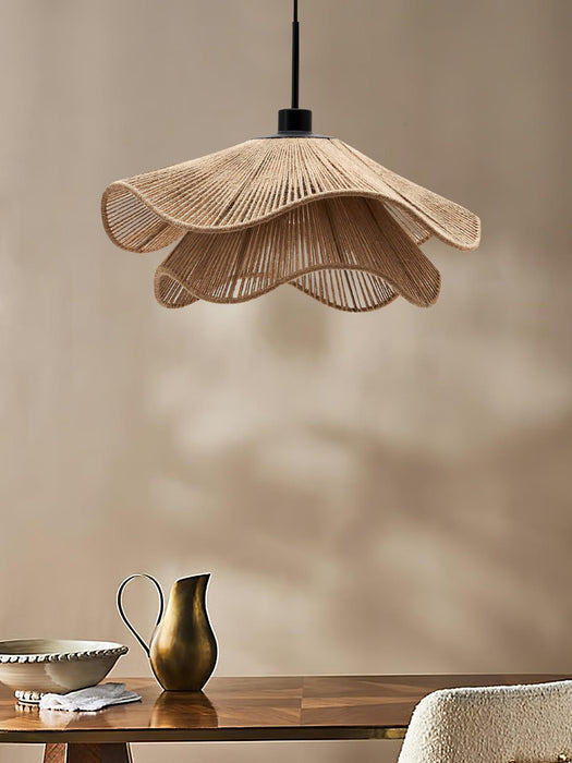 Handmade Straw Hat Pendant Lamp-DWHOME