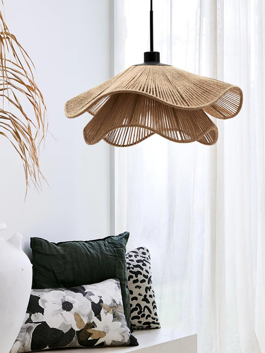 Handmade Straw Hat Pendant Lamp-DWHOME