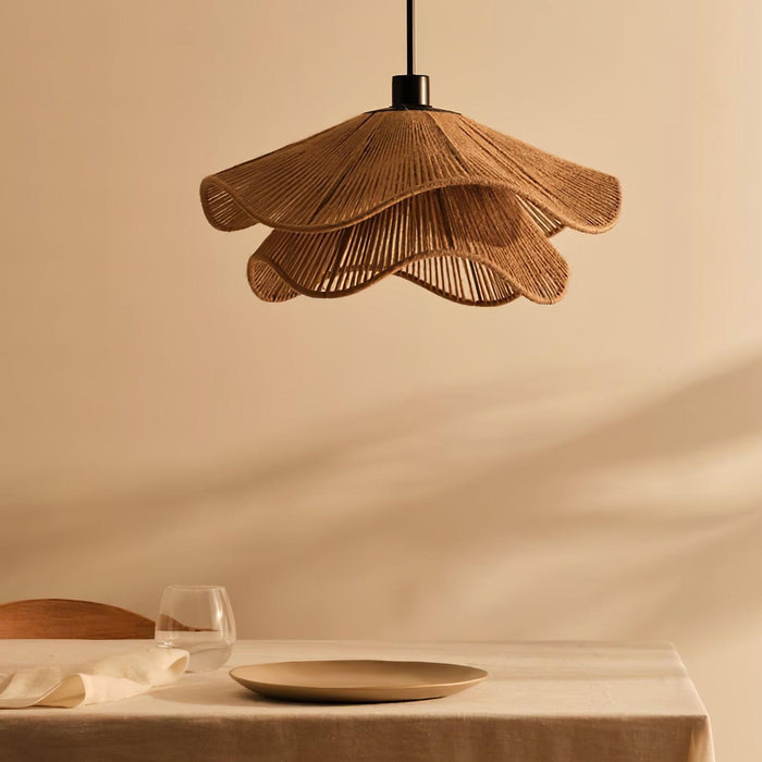 Handmade Straw Hat Pendant Lamp-DWHOME