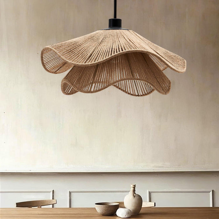 Handmade Straw Hat Pendant Lamp-DWHOME