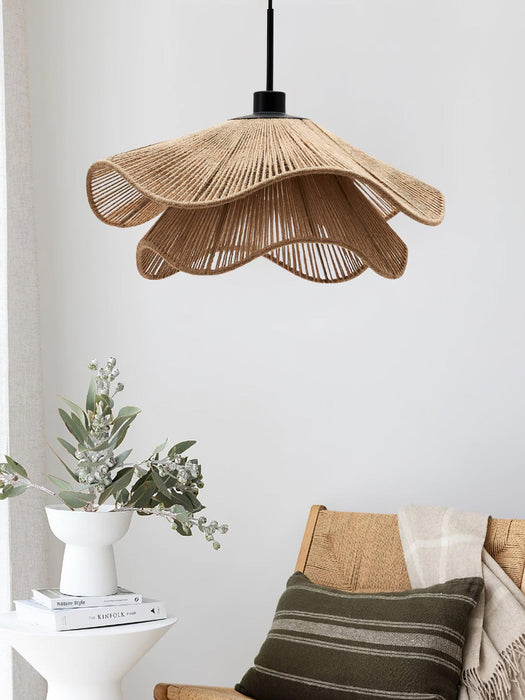 Handmade Straw Hat Pendant Lamp-DWHOME
