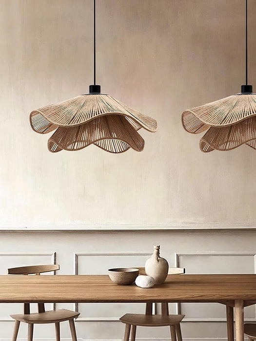 Handmade Straw Hat Pendant Lamp-DWHOME