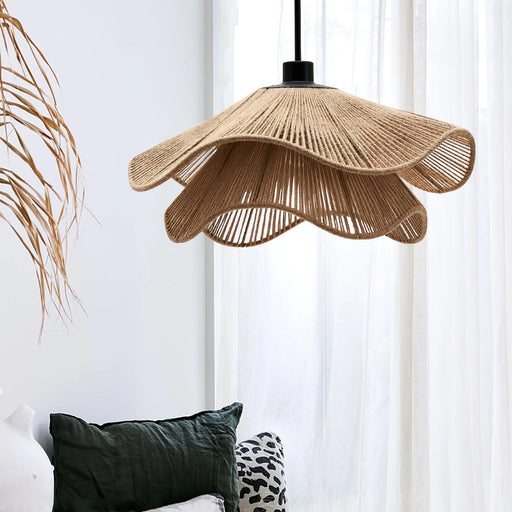 Handmade Straw Hat Pendant Lamp-DWHOME