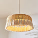 Handwoven Jute Pendant Light-DWHOME
