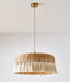 Handwoven Jute Pendant Light-DWHOME