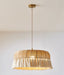 Handwoven Jute Pendant Light-DWHOME