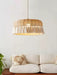 Handwoven Jute Pendant Light-DWHOME