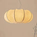 Oblate Silk Pendant Lamp-DWHOME