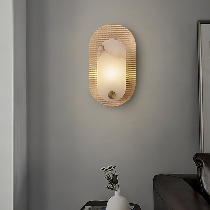 Harlan Alabaster Wall Light-DWHOME