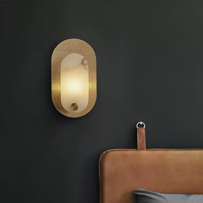 Harlan Alabaster Wall Light-DWHOME