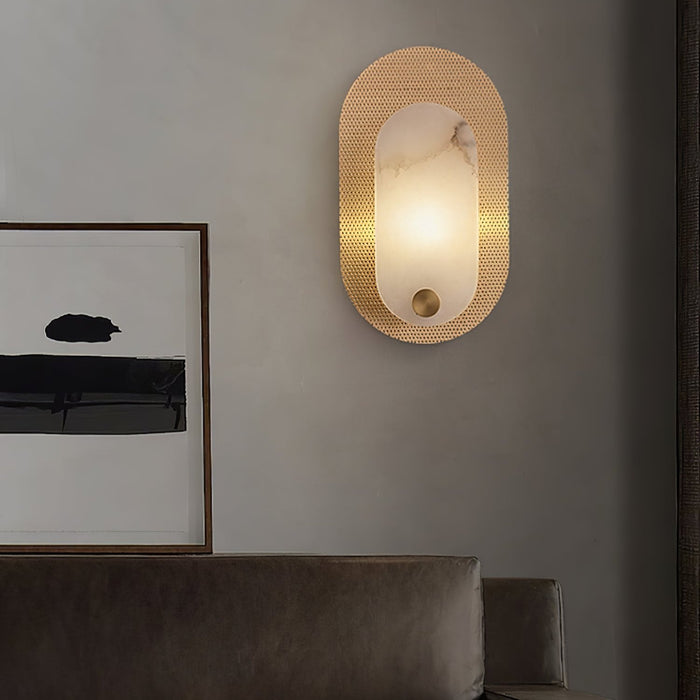 Harlan Alabaster Wall Light-DWHOME