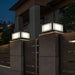 Harrison Solar Cube Outdoor Lamp-DWHOME