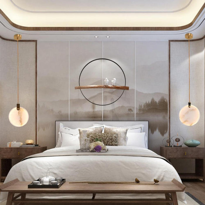 Harvest Alabaster Pendant Lamp-DWHOME