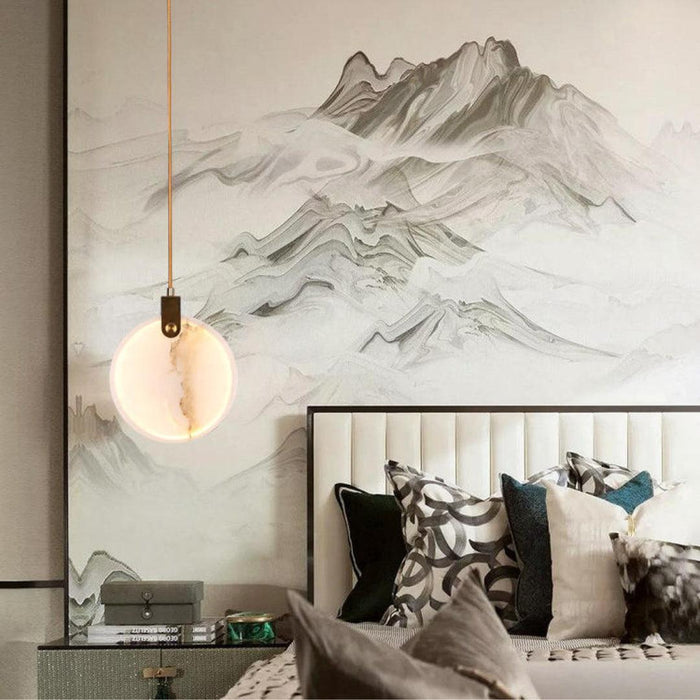 Harvest Alabaster Pendant Lamp-DWHOME