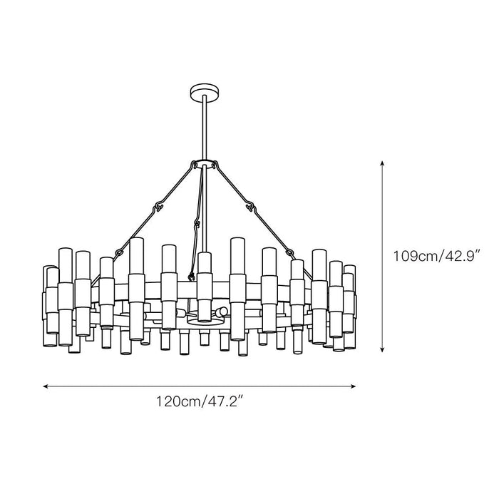 Haskell Chandelier-DWHOME