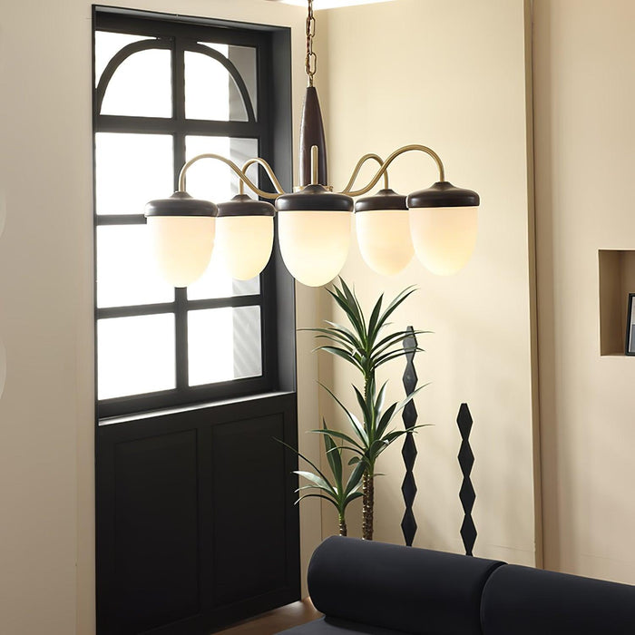 Hazelnut Branch Chandelier-DWHOME