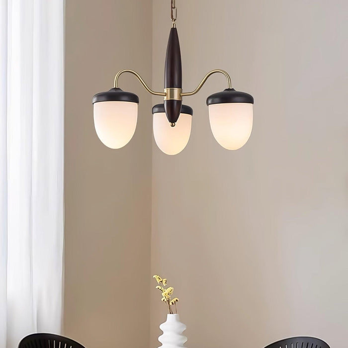 Hazelnut Branch Chandelier-DWHOME