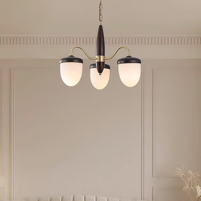 Hazelnut Branch Chandelier-DWHOME