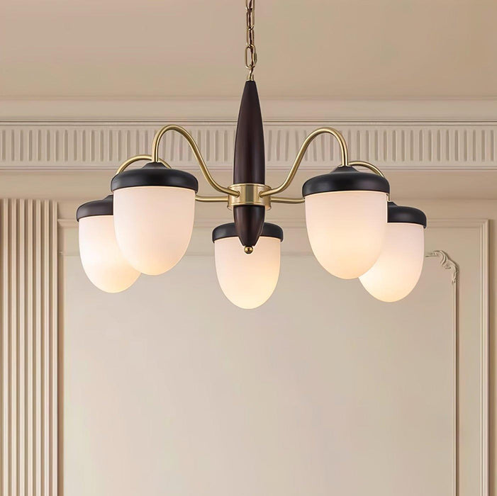 Hazelnut Branch Chandelier-DWHOME