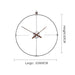 Minimalist Hanging Wall Clock - DWHOME