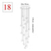 Modern Style Crystalline Cubes Chandelier - DWHOME