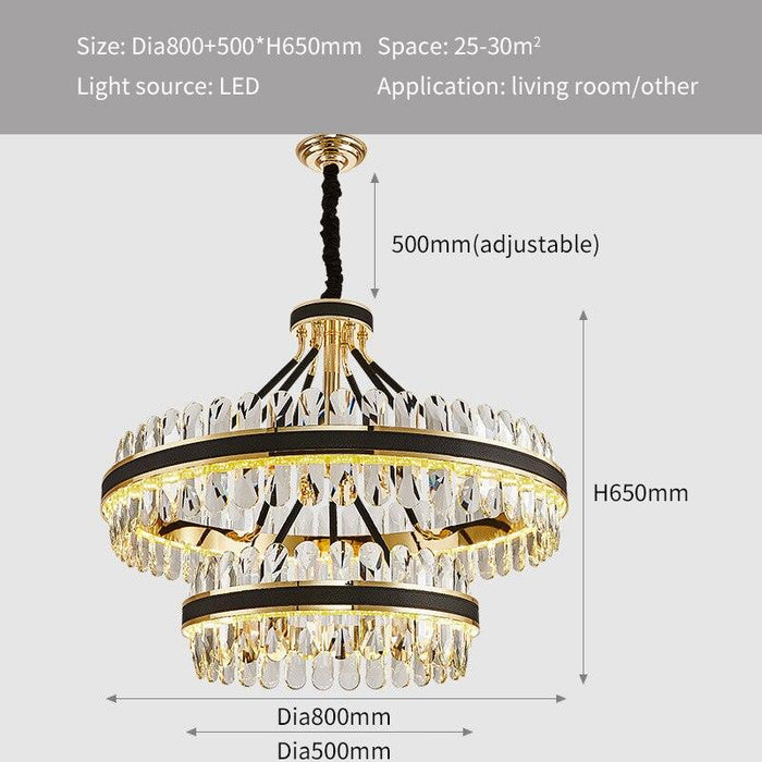 Postmodern Luxury Crystal Chandelier - DWHOME