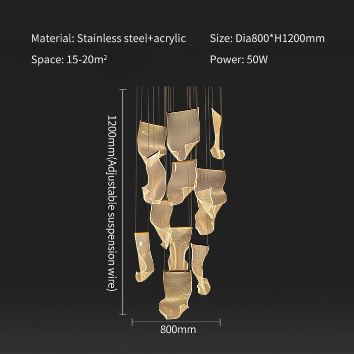 Postmodern Creative Shards Chandelier - DWHOME