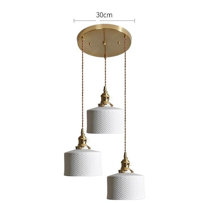 Nordic Style Ceramic Hanging Pendant Light - DWHOME