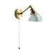 Nordic Style Glass Copper LED Wall Light - DWHOME