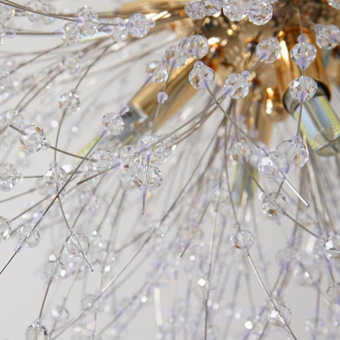 24" Crystal Dandelion Sphere Ceiling Light - DWHOME