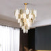 Postmodern Luxury Golden Feathers Chandelier - DWHOME