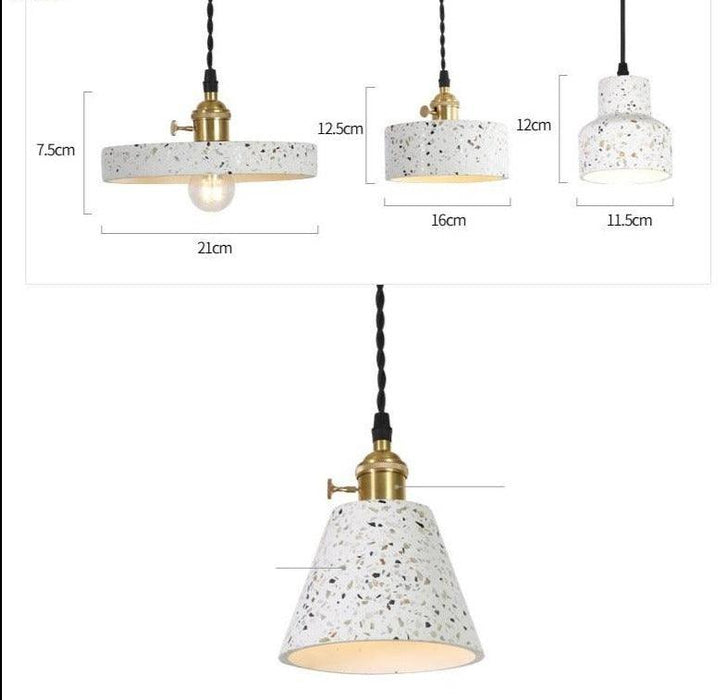 Nordic Style Cemented Suspension Ceiling Light - DWHOME