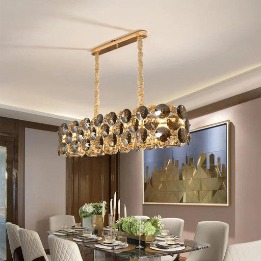Monte Crystal Dining Room Chandelier-DWHOME