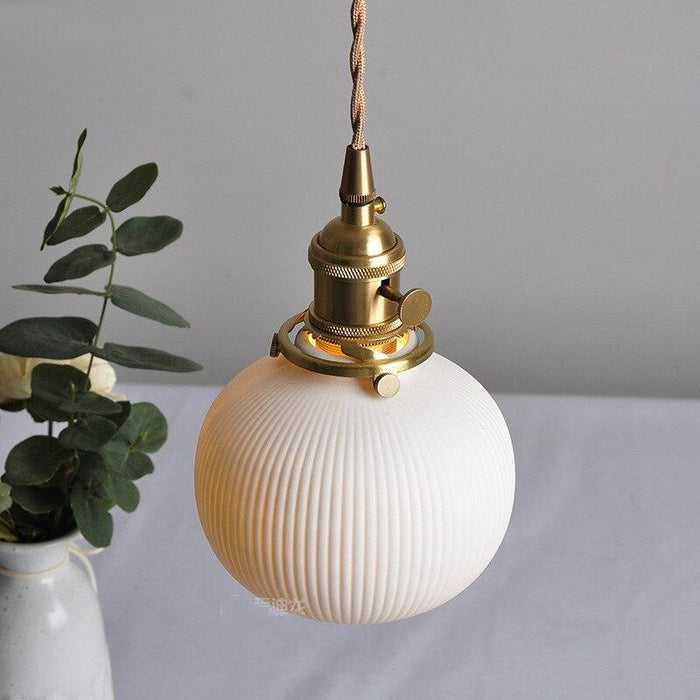 Nordic Style Ceramic Hanging Pendant Light - DWHOME