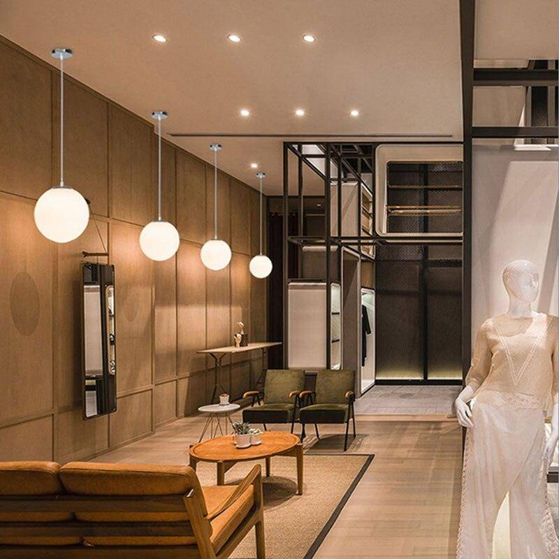 Invert Sphere Ceiling Modern Style Glass Sphere Ceiling Light exclusive at DWHOME