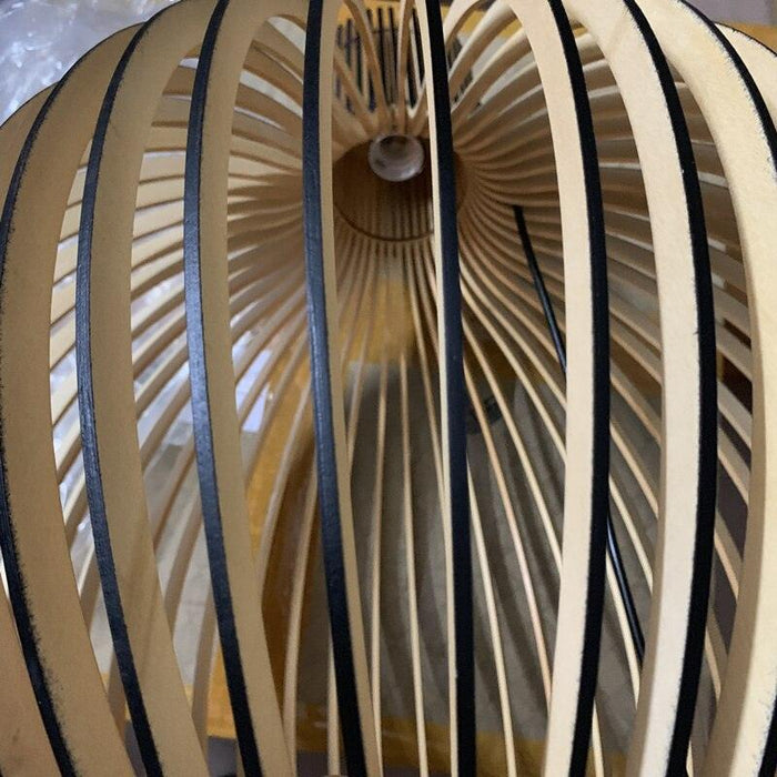 Wooden Birdcage Pendant Lamp - DWHOME