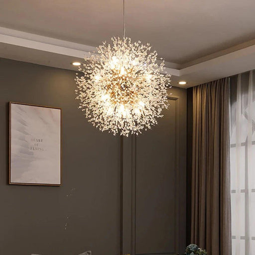 30" Crystal Dandelion Ceiling Light - DWHOME