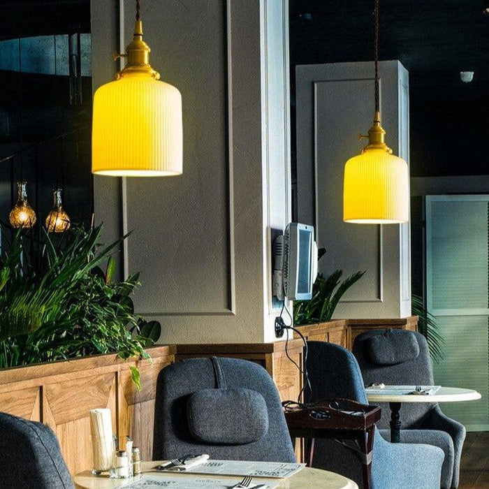 Nordic Style Ceramic Pendant Light N READY - DWHOME