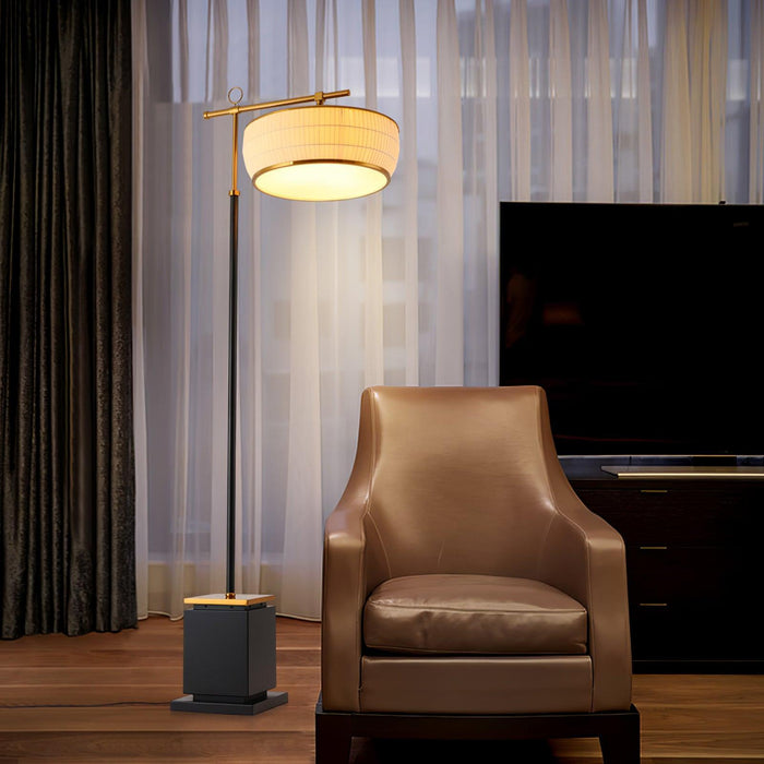 Hejun Fabric Floor Lamp-DWHOME