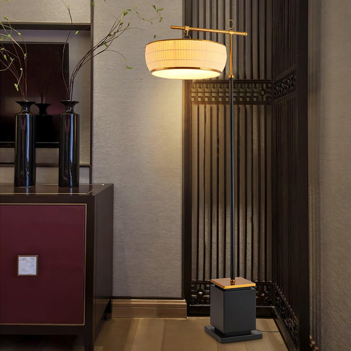 Hejun Fabric Floor Lamp-DWHOME