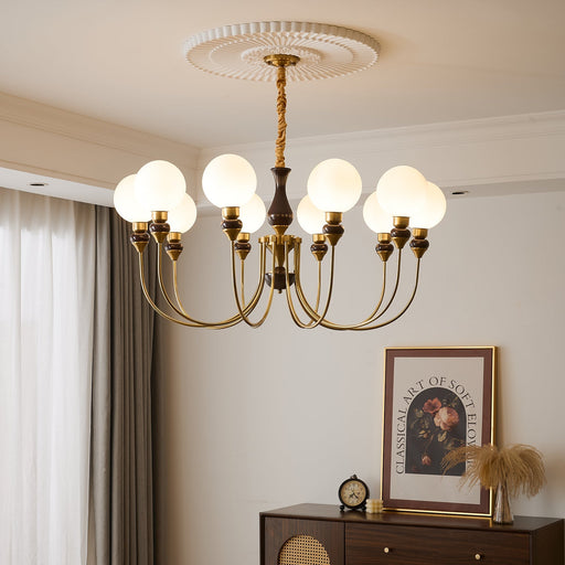 Helena Curve Chandelier-DWHOME