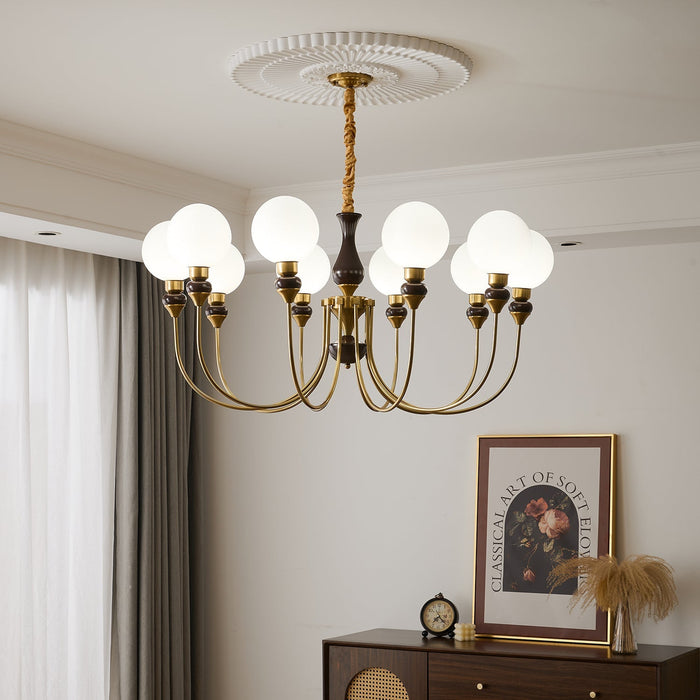 Helena Curve Chandelier-DWHOME