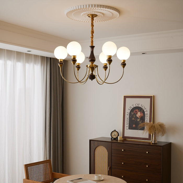 Helena Curve Chandelier-DWHOME
