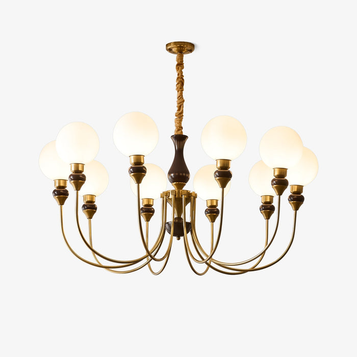 Helena Curve Chandelier-DWHOME