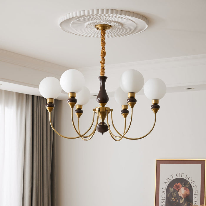 Helena Curve Chandelier-DWHOME