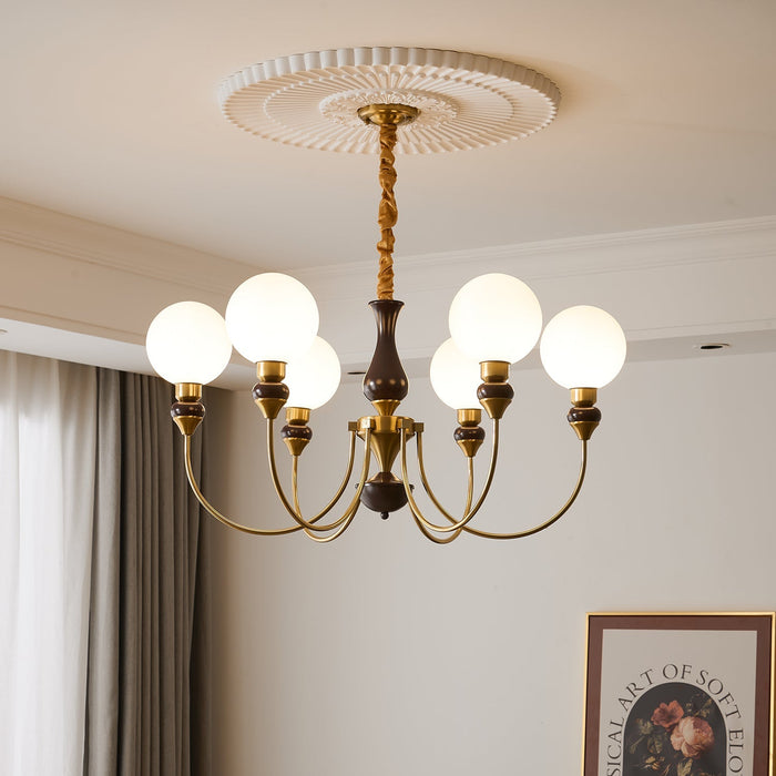 Helena Curve Chandelier-DWHOME